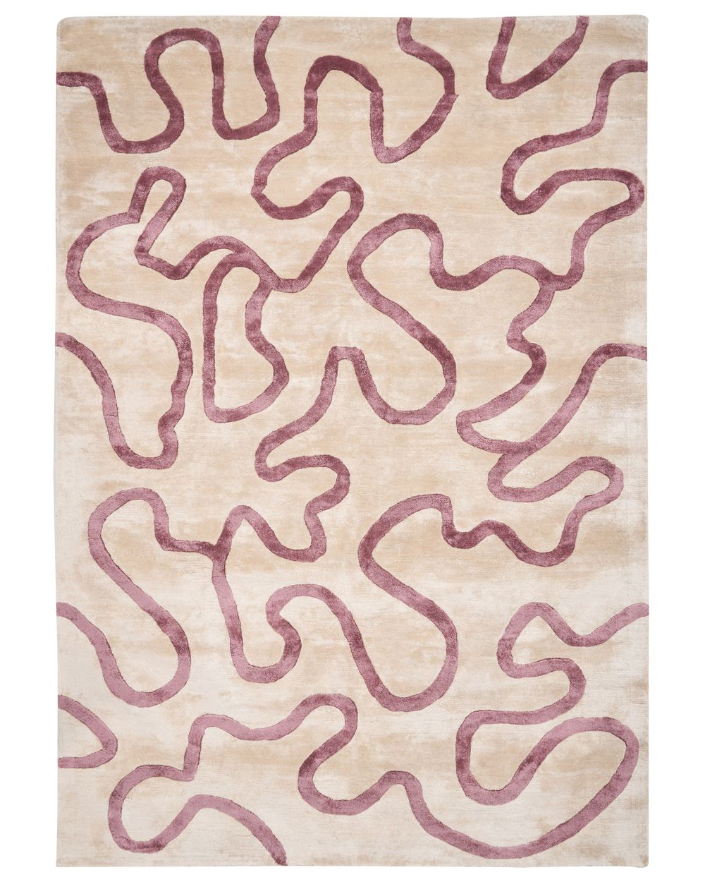 Covor KAPPAR Bej 160 x 230 cm Viscoză