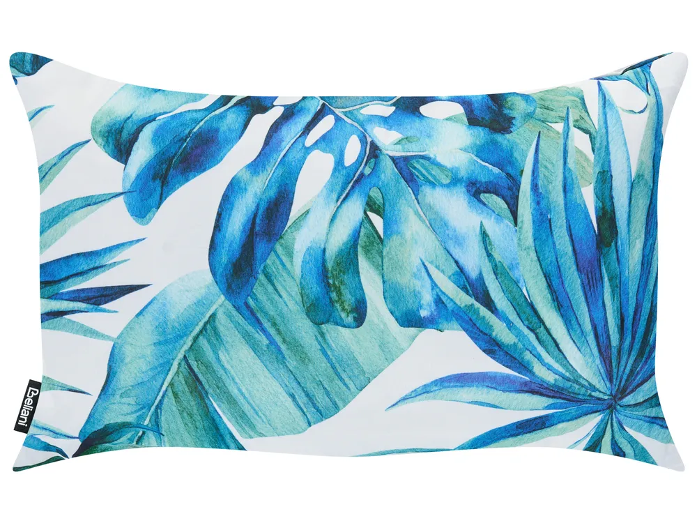 Zestaw 3 poduszek ogrodowych BOWENIA Wzór roślinny 30 x 50 cm 45 x 45 cm Kolorowy_1125369