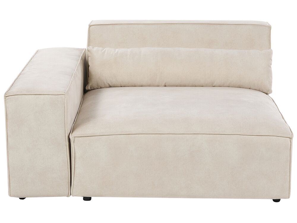 Modulo Angolare HELLNAR Velluto Beige chiaro Lato destro