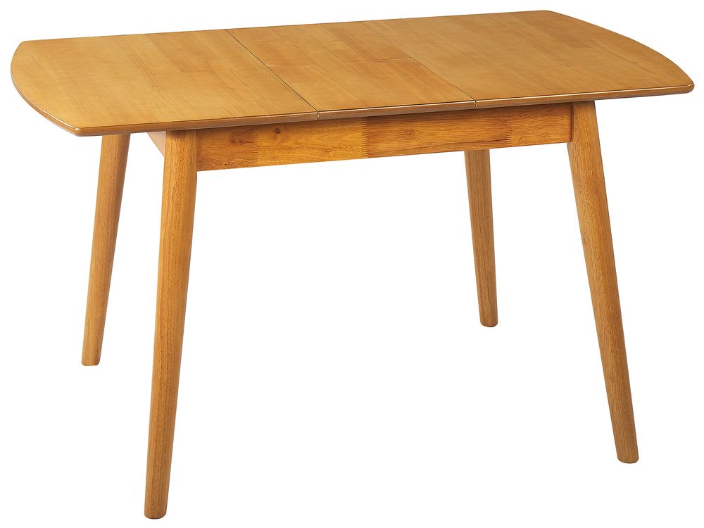 Rozkládací jídelní stůl TOMS Světle hnědá 100/130 cm 80 cm