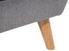 Left Hand Fabric Corner Sofa Grey MOTALA_258860