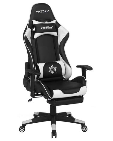 Kancelářská židle černá/bílá VICTORY