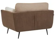 Set da salotto 4 posti BOLGA Tessuto Marrone_1075693