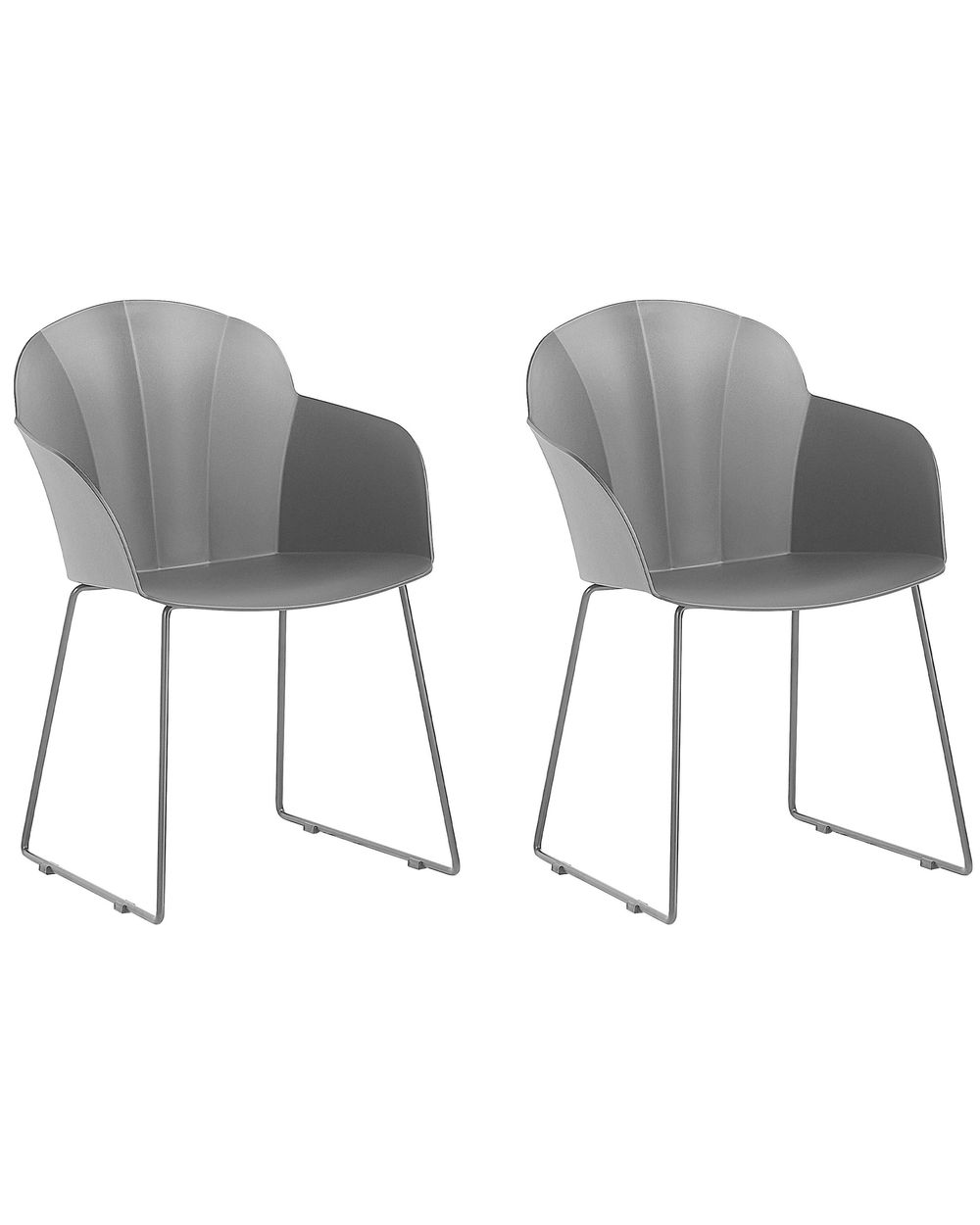 Set of 2 Dining Chairs SYLVA Black