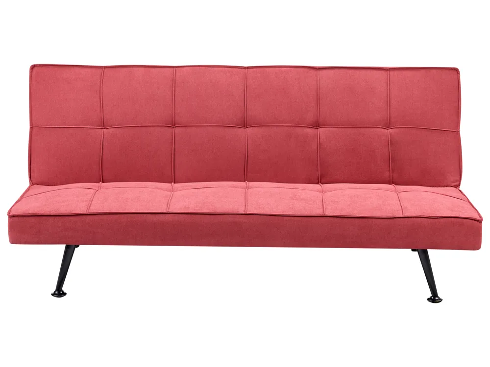 Sofa rozkładana dla 3 osób HASLE Czerwony