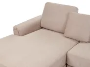 Corner Sofa 4 Seater KOHLO Fabric Taupe Right Hand_945114