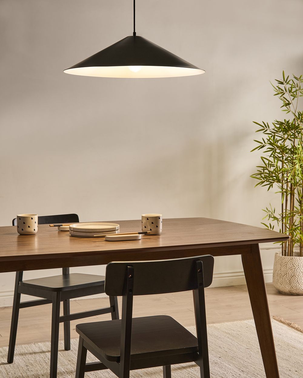 Candeeiro suspenso RASPACULO Metal Preto