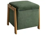 Puf ze schowkiem EDLAND 45 cm Zielony_1038221
