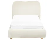 Ottoman Bed BLAGNAC Boucle Off-White 90 x 200 cm (EU Single)_1009334