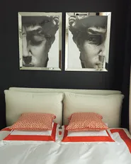 Bett mit Stauraum BAJONNA Samtstoff Cremeweiß 160 x 200 cm_922928