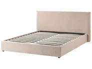 Ottoman Bed LAVAUR Boucle Taupe 180 x 200 cm (EU Super King)_989442