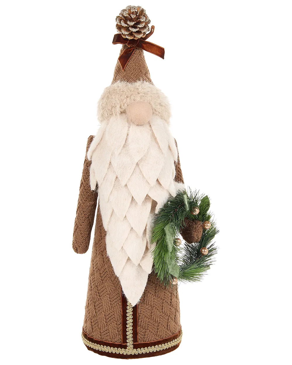Set of 2 Figurines PITEA 44/54 cm Gnome Brown_1158710