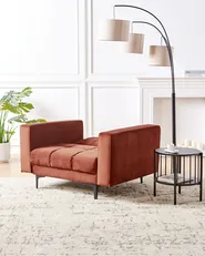Poltrona ALNES Velluto Rosso chiaro_952555