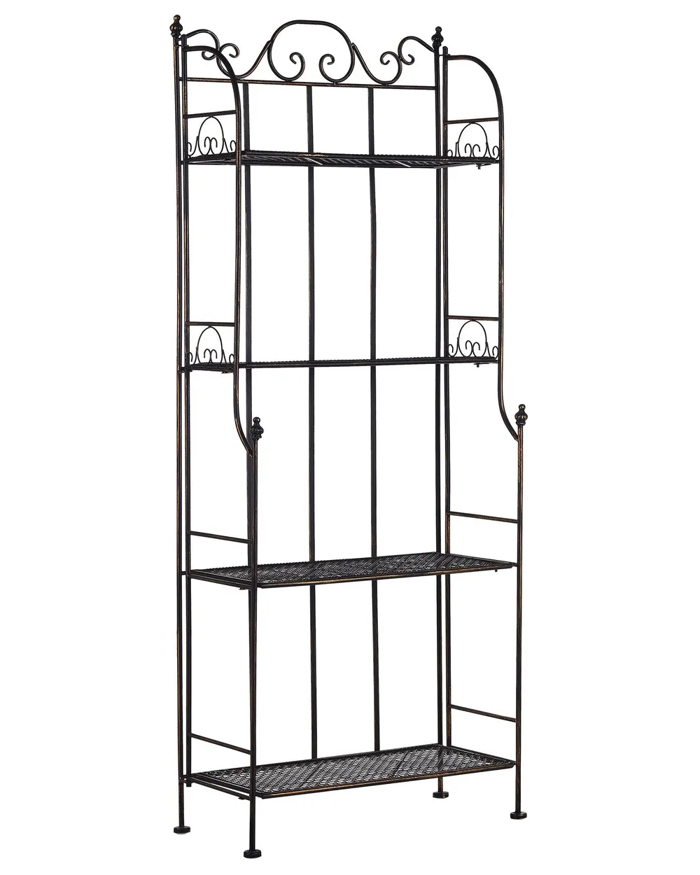 Regał ISERNIA 61 cm 155 cm Metal Czarny