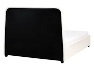 Bett mit Schubladen SARDENT Bouclé Cremeweiß 140 x 200 cm_1009090