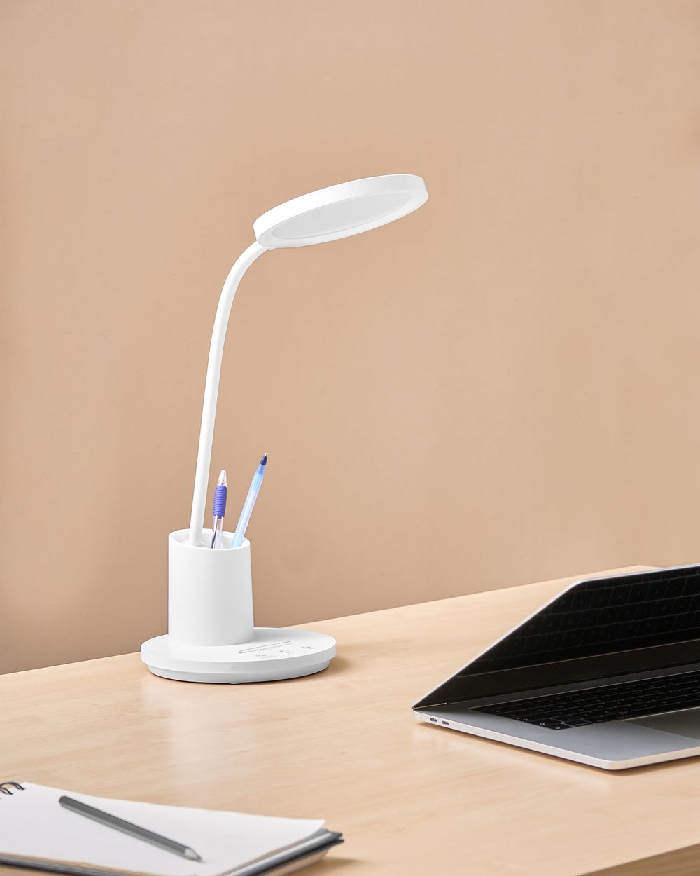 LED skrivebordslampe VELA Med dæmpning Hvid
