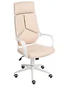 Office Chair DELIGHT II Faux Leather Light Beige