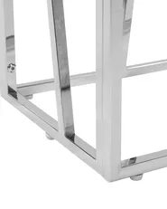 4 Tier Shelving Unit HOXIE 175 cm Metal Silver_757517