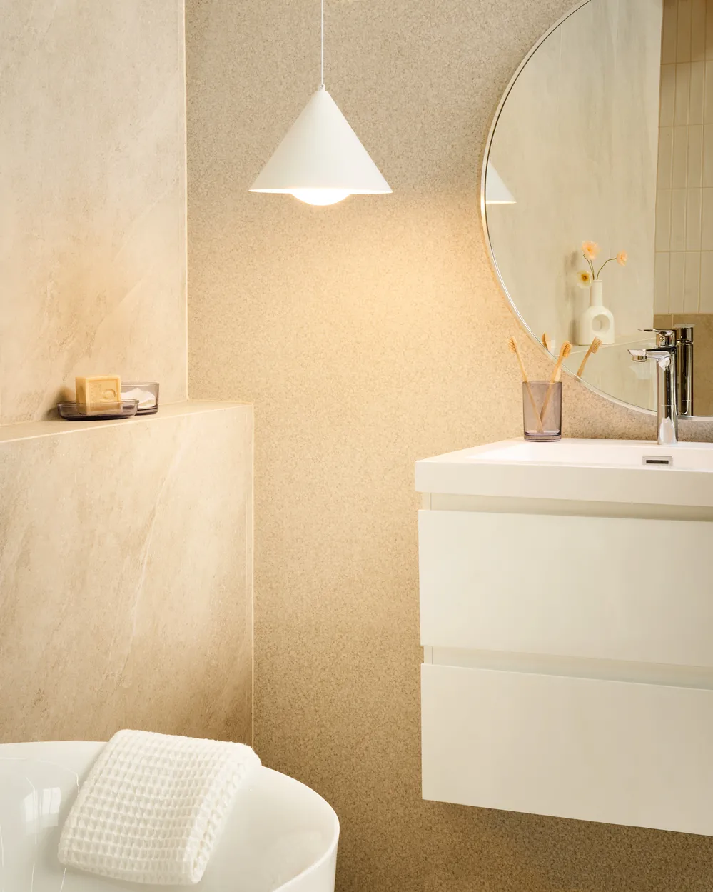 Pendant Lamp LEYRE Metal White