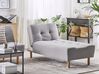 Fabric Chaise Lounge Light Grey ALSTEN_806863