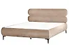 Bed Velvet LESSAY 180 x 200 cm (EU Super King) Taupe