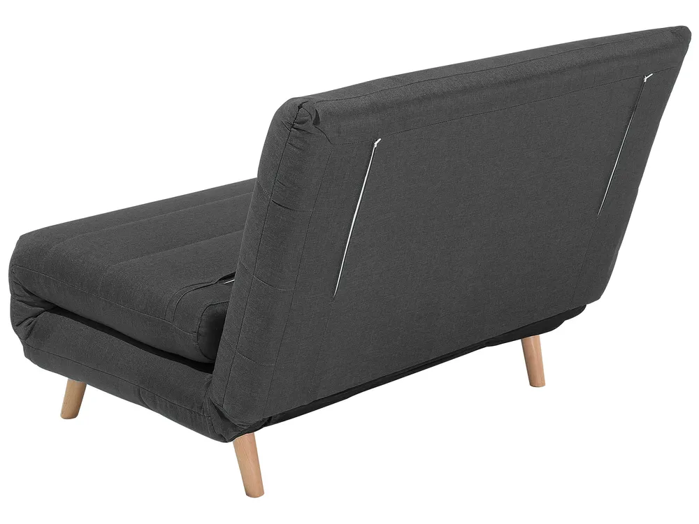 Single Sofa Bed SETTEN Fabric Dark Grey_733200