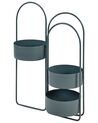 Metal Plant Pot Stand Dark Blue COLUTENA_933707