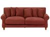 2 Seater Fabric Sofa Red EIKE_918115