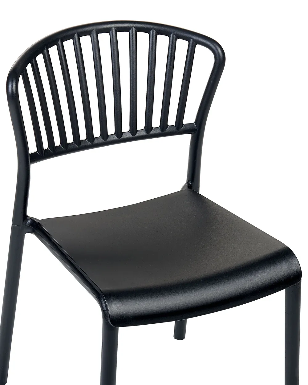 Set di 4 sedie da giardino GELA Nero_862704