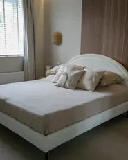 Bed Boucle MARGUT 180 x 200 cm (EU Super King) Beige_967542