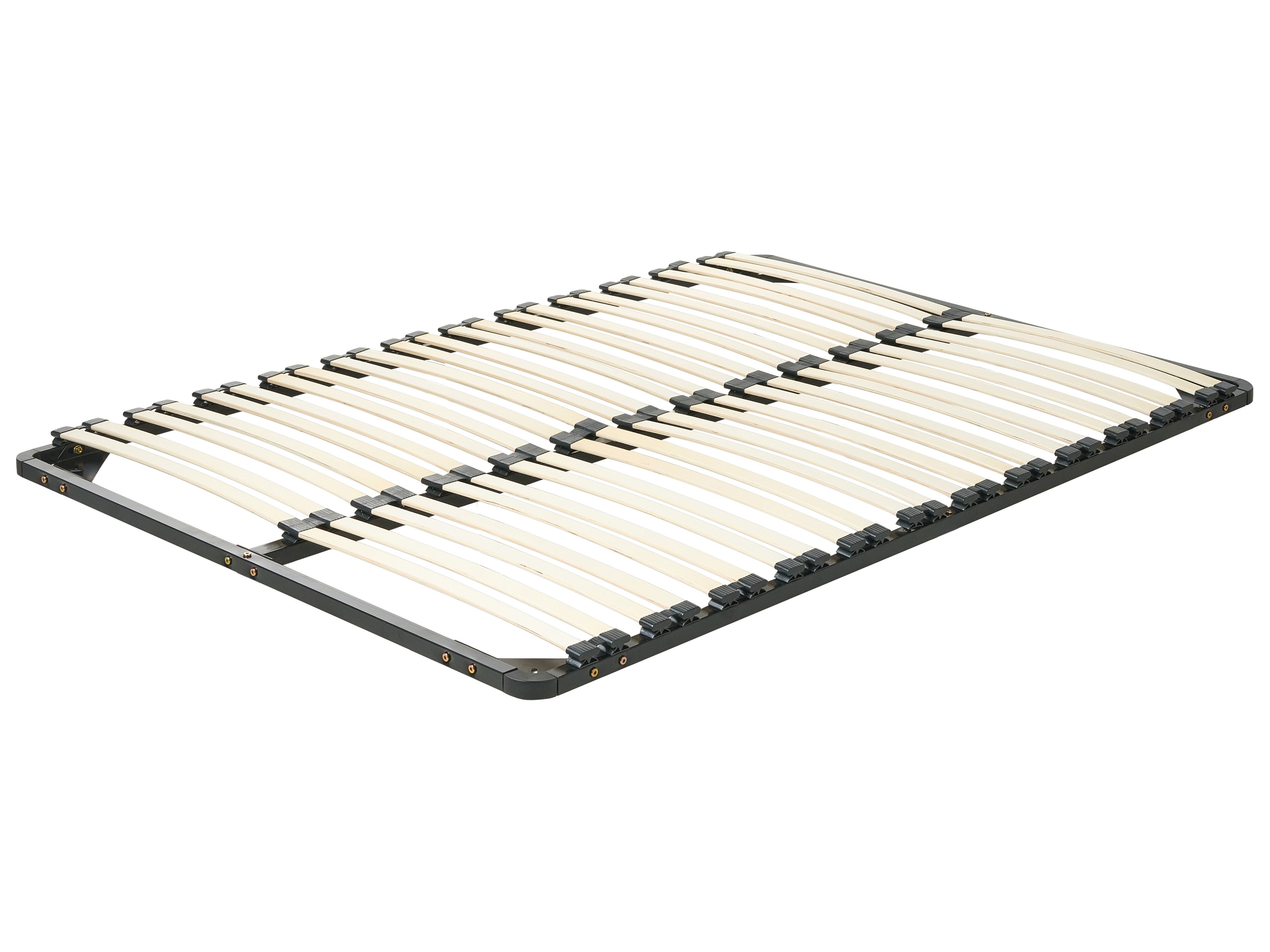 EU King Size Slatted Bed Base COMBOURG Beliani