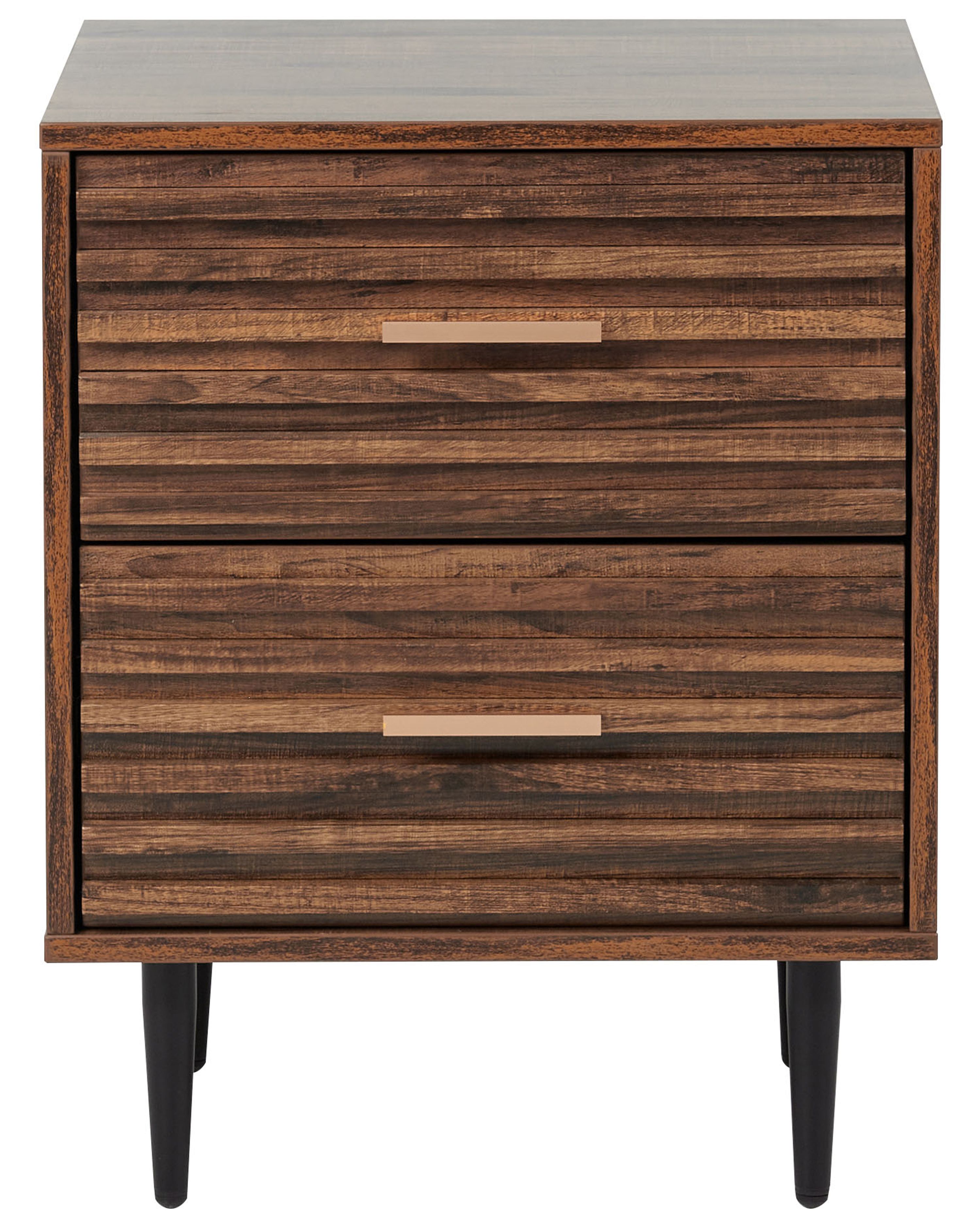 HOMCOM Kommode Mit 4 Schubladen, Sideboard, Schubladenschrank Mit Erhöhtem Design