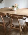 Table de salle à manger extensible 150/190x90 cm bois clair MADOX_913400