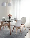 Set of 2 Dining Chairs DAKOTA II White