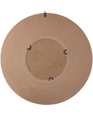 Wall Mirror POMARO 60 cm 60 cm Fir Wood Light Brown_904329