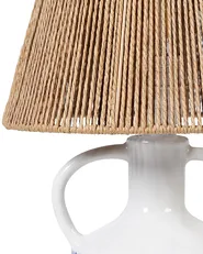 Table Lamp LARISSOS Ceramic White_897316