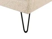 Bett mit Lattenrost Bouclé AMBILLOU 140 x 200 cm Beige_967221