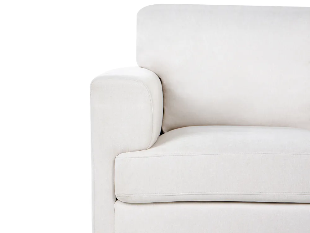 Sofa 2 Seater LOUSTO Fabric Light Beige_1043913