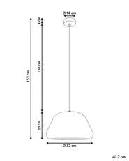 Lampadario JOKU Metallo Rosso_987766