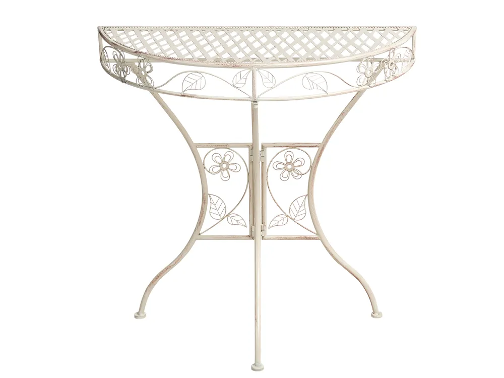 Bistro Set YAVIZA Metal Light Beige_1001846
