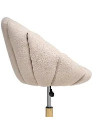 Desk Chair ANNABELLE Boucle Beige_1000158
