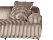 Corner Sofa STENUM Corduroy Light Brown Right Hand_972408