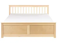 Bed Pine Wood OLENDON 160 x 200 cm (EU King Size) Light Brown_954867