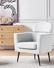 Armchair SOBY Fabric Light Grey_1182643