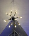 18 Light Pendant Lamp Black MAGUSE_859572