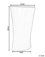 Wazon na kwiaty MARPISSA 26 cm Szkło Ciemnozielony_842572