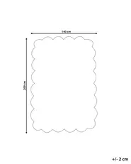 Tappeto per bambini SAREKI Beige 140 x 200 cm Cotone_906834