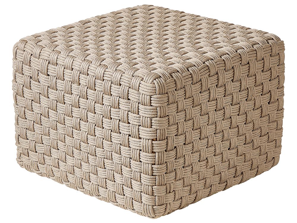 Pouf NALLI Materiale sintetico Tortora