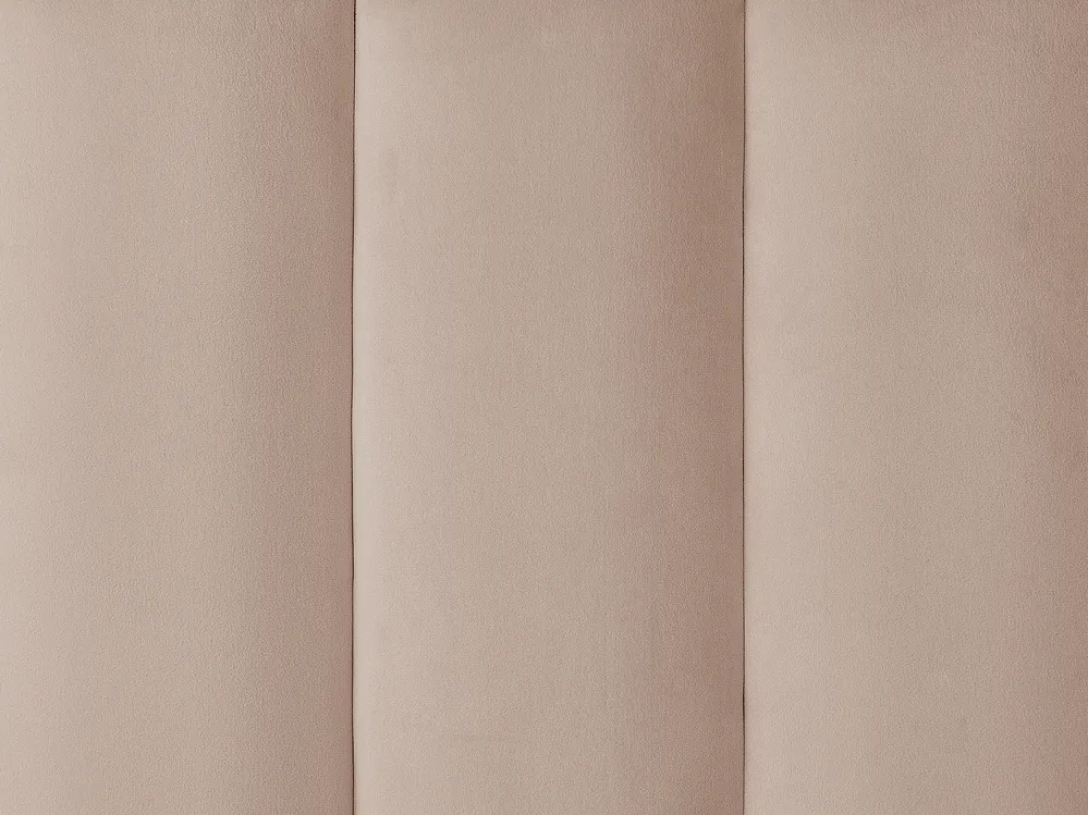 Bed Velvet MIRIBEL 140 x 200 cm (EU Double) Taupe_870574