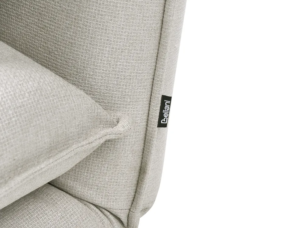 Sofa Bed 2 Seater ROROS Faux Linen Off-White_1038996